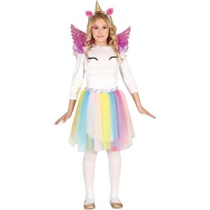 Disfraz de Unicornio Arcoíris para Niña - 7-9 Años Disfraz de Unicornio Arcoíris para Niña - 7-9 Años