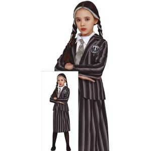 Disfraz de niña Wednesday gótico - Talla M (115-123 cm) - Disfraz Disfraz de niña Wednesday gótico - Talla M (115-123 cm) - Disfraz