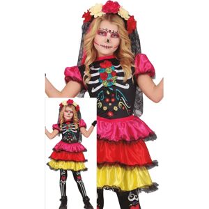 Costume di Catrina Guirca per bambine - 3-4 anni Costume di Catrina Guirca per bambine - 3-4 anni
