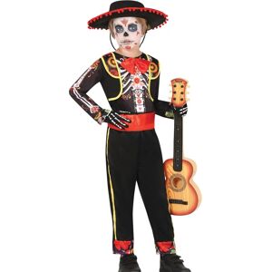 Barns Mariachi-skelettkostym - Kostym Barns Mariachi-skelettkostym - Kostym