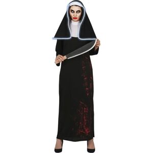 Guirca Nunnekläder - Skrämmande Religionsklänning för Vuxna L - Halloween Guirca Nunnekläder - Skrämmande Religionsklänning för Vuxna L - Halloween
