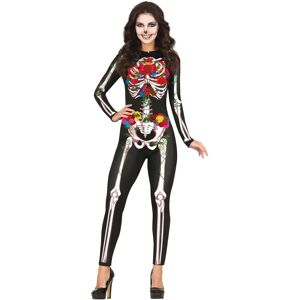 Disfraz de Esqueleto Guirca Adulto M - Colorido - Traje Disfraz de Esqueleto Guirca Adulto M - Colorido - Traje