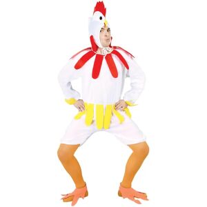 Guirca White Chicken Large Costume - Bird, Rooster, Fancy Dress Guirca White Chicken Large Costume - Bird, Rooster, Fancy Dress
