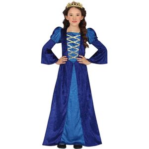 Guirca Blue Medieval Princess Costume for Girls 5-6Y Guirca Blue Medieval Princess Costume for Girls 5-6Y