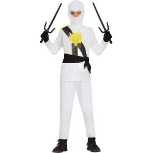 Costume ninja bambino bianco Guirca - M Costume ninja bambino bianco Guirca - M