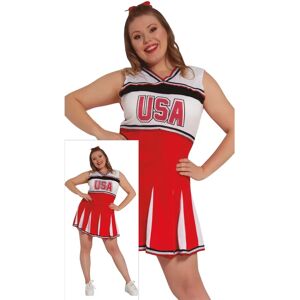 My Other Me Pompom Girl Costume - USA Girl - 7-9 Years My Other Me Pompom Girl Costume - USA Girl - 7-9 Years