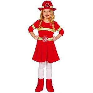 Rubies Girl's Firefighter Dress Costume - Girls' 5-6 Years Rubies Girl's Firefighter Dress Costume - Girls' 5-6 Years