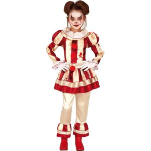 Rubies Red & White Clown Costume for Girls 10-12Y Rubies Red & White Clown Costume for Girls 10-12Y