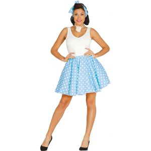 Guirca Himlenblå Pin-Up Kostym - Kjol & Slöja Guirca Himlenblå Pin-Up Kostym - Kjol & Slöja