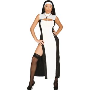 Religions Sexy nonnekostyme svart-hvitt M Religions Sexy nonnekostyme svart-hvitt M