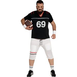 My Other Me American Football Costume - XL Black and White My Other Me American Football Costume - XL Black and White