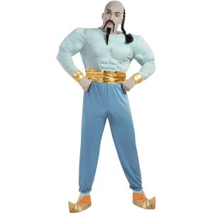 Marke Unbekannt Hellblau/Blau/Gold Genie Kostüm M (48-50) - Kostüm Marke Unbekannt Hellblau/Blau/Gold Genie Kostüm M (48-50) - Kostüm