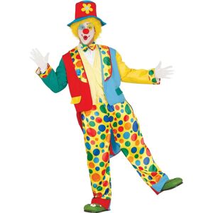 Guirca Plus-size Clown Costume - Colorful Carnival Outfit Guirca Plus-size Clown Costume - Colorful Carnival Outfit