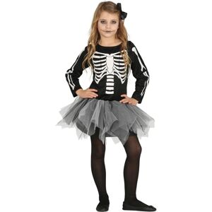 Dětský kostým kostlivce s tutu - Velikost 3-4 let Dětský kostým kostlivce s tutu - Velikost 3-4 let