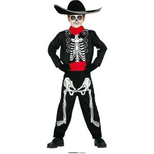 My Other Me Skeleton Boy Costume - Skeleton, Red, Size 5-6 My Other Me Skeleton Boy Costume - Skeleton, Red, Size 5-6