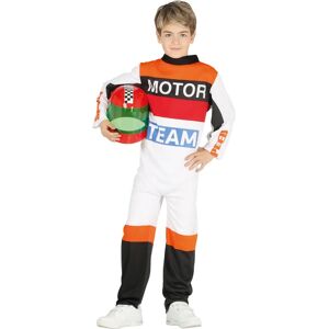 Strój dla Dzieci Fiestas Guirca - Kierowca Rajdowy 10-12 Lat - Czarny-Biały-Pomarańczowy Strój dla Dzieci Fiestas Guirca - Kierowca Rajdowy 10-12 Lat - Czarny-Biały-Pomarańczowy