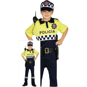 Disfraz de Policía Infantil DISFRAZZES - Amarillo, Talla 7-9 Disfraz de Policía Infantil DISFRAZZES - Amarillo, Talla 7-9