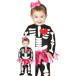 Disfraz de bebé esqueleto DISFRAZZES - 6 a 12 meses Disfraz de bebé esqueleto DISFRAZZES - 6 a 12 meses