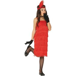 Déguisement de fille Charleston rouge - 5-6 ans - Publicité Déguisement de fille Charleston rouge - 5-6 ans - Publicité