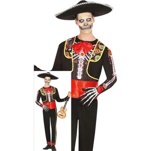 Guirca Skeleton Mariachi Costume - Size 46-48 (S) - Costume Guirca Skeleton Mariachi Costume - Size 46-48 (S) - Costume