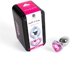 Secretplay Toys Secret Play - Harten Metall Butt Plug Fuchsia Klein 7cm Secretplay Toys Secret Play - Harten Metall Butt Plug Fuchsia Klein 7cm