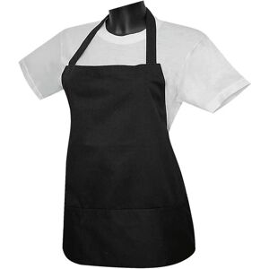 MISEMIYA Unisex Koksvoor Schort - Model 865 - Zwart MISEMIYA Unisex Koksvoor Schort - Model 865 - Zwart