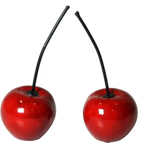 Figura de Cereza de Cerámica DRW - Juego Decorativo Figura de Cereza de Cerámica DRW - Juego Decorativo