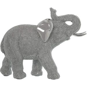 DRW Zilveren Olifant Resinbeeld - Decoratief DRW Zilveren Olifant Resinbeeld - Decoratief