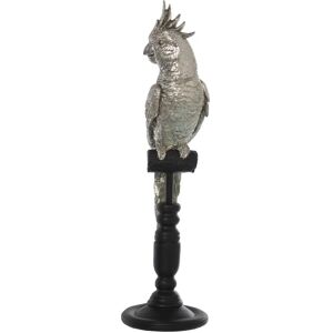 Figura decorativa de resina plateada DRW - artículo decorativo Figura decorativa de resina plateada DRW - artículo decorativo