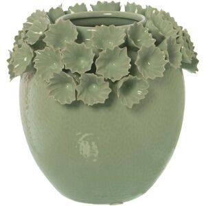 DRW Groene Vaas - Keramiek - 25,5x25,5x24,5 cm DRW Groene Vaas - Keramiek - 25,5x25,5x24,5 cm
