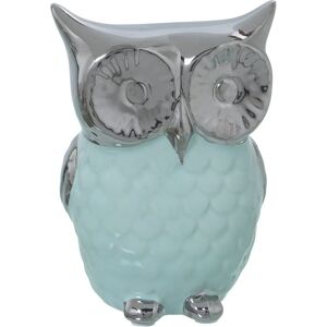 DRW Keramiek Watergroen Zilver - Decoratieve Figur - Decoratieve Figur DRW Keramiek Watergroen Zilver - Decoratieve Figur - Decoratieve Figur