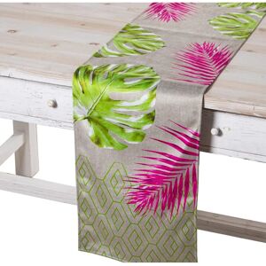 Velvet polyester tafelloper - 180x30cm - Multicolor Velvet polyester tafelloper - 180x30cm - Multicolor