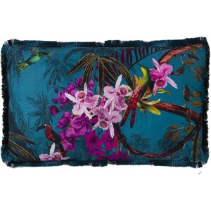 DRW Fluwelen Bloemenkussen - Decoratief Kussen DRW Fluwelen Bloemenkussen - Decoratief Kussen