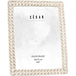 Marco de fotos de resina DRW Blanco envejecido 10x15cm - Portafotos Marco de fotos de resina DRW Blanco envejecido 10x15cm - Portafotos