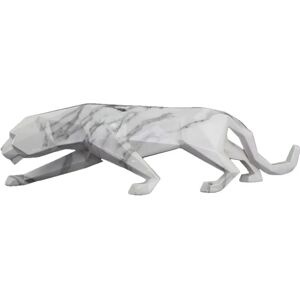 DRW Resin Marmor-Optik Panther Figur - Dekorative Figur DRW Resin Marmor-Optik Panther Figur - Dekorative Figur