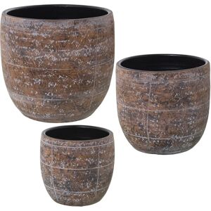 DRW Set di 3 Vasi - flower pots DRW Set di 3 Vasi - flower pots