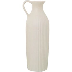 DRW Jarra Beige - Keramische kan met groeven DRW Jarra Beige - Keramische kan met groeven