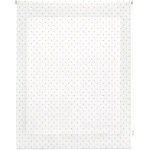Premium Rolgordijn - 150x180 - Wit met Beige Vlekken - Rolblind Premium Rolgordijn - 150x180 - Wit met Beige Vlekken - Rolblind
