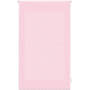 Store enroulable premium rose à pois blancs - 100x180 - Blindecor - Publicité Store enroulable premium rose à pois blancs - 100x180 - Blindecor - Publicité