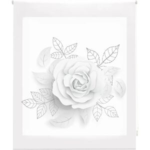 Blindecor Rose Model Transparante Geprint Raambekleding - 150x180 Blindecor Rose Model Transparante Geprint Raambekleding - 150x180