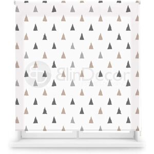 Blindecor Witte Bergen Transparante Rolgordijn Blindecor Witte Bergen Transparante Rolgordijn