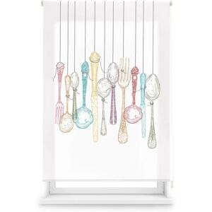 Przezroczysty rolet Blindecor - Model Cutlery Przezroczysty rolet Blindecor - Model Cutlery