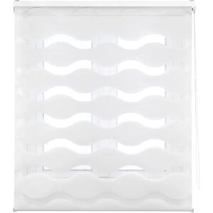 Tenda a Rullo Bianca in Doppio Tessuto - Controllo della Luce Tenda a Rullo Bianca in Doppio Tessuto - Controllo della Luce