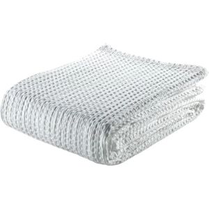 Estelia Honeycomb Cotton Bedspread - 280x290cm - White Estelia Honeycomb Cotton Bedspread - 280x290cm - White