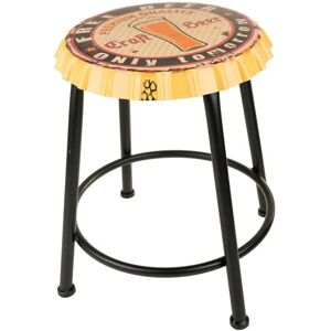 Taburete de Metal Alexandra House Living - Muebles Taburete de Metal Alexandra House Living - Muebles
