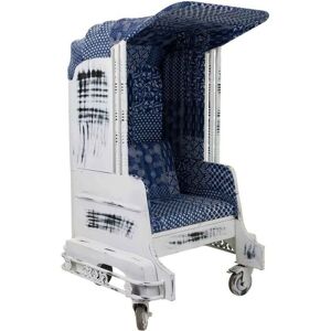 Wanderlust Deco - Sillón de metal azul - 90x90x160cm Wanderlust Deco - Sillón de metal azul - 90x90x160cm