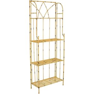 Estantería Amarillo Forja Alexandra House Living - 28x160x60cm Estantería Amarillo Forja Alexandra House Living - 28x160x60cm