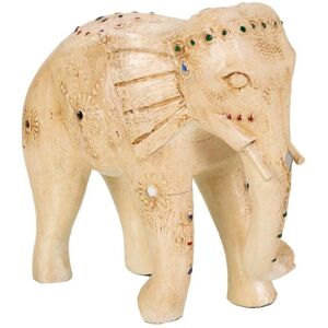 Alexandra House Living Elefante - Figura Decorativa - Madera de Mango Artesanal - 11x24x24 cm Alexandra House Living Elefante - Figura Decorativa - Madera de Mango Artesanal - 11x24x24 cm
