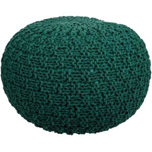 Pouffe de poliestireno verde oscuro de Alexandra House Living Pouffe de poliestireno verde oscuro de Alexandra House Living