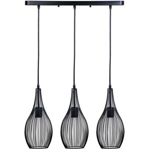 Lámpara de Techo Negra Alexandra House Living - 58x17x94cm - Estilo Moderno y Elegante Lámpara de Techo Negra Alexandra House Living - 58x17x94cm - Estilo Moderno y Elegante